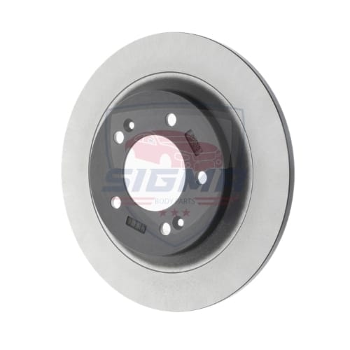 2021-2023 Hyundai Sonata Rear Drilled Slotted Brake Rotors Performance Set - Image 5