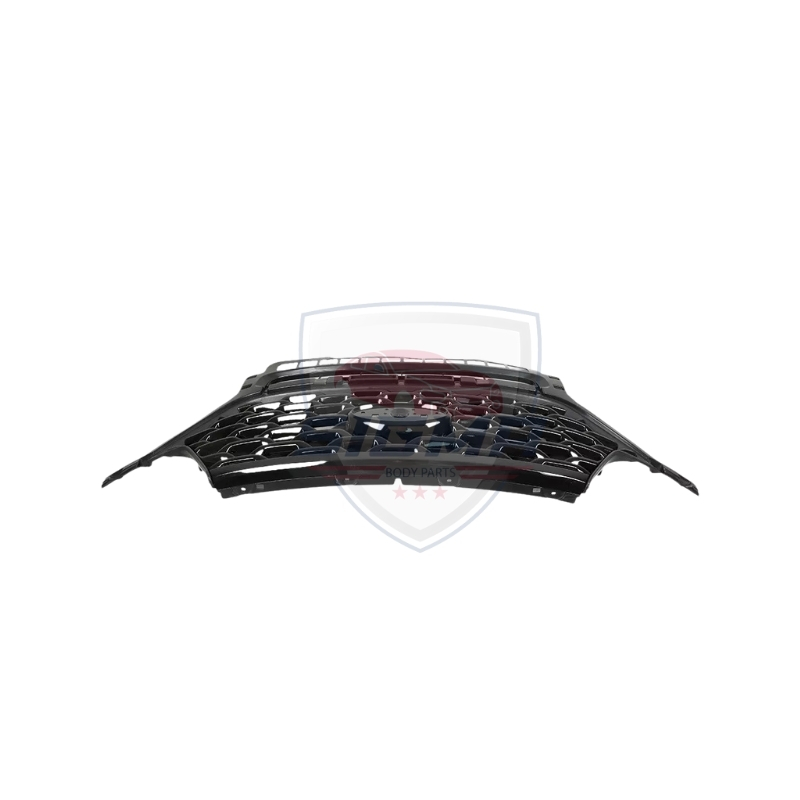 2020-2023 Ford Explorer Front Bumper Upper Grille Gloss Black - Image 4